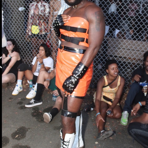 Dolls Kill Other - Neon Orange Rockstar Set